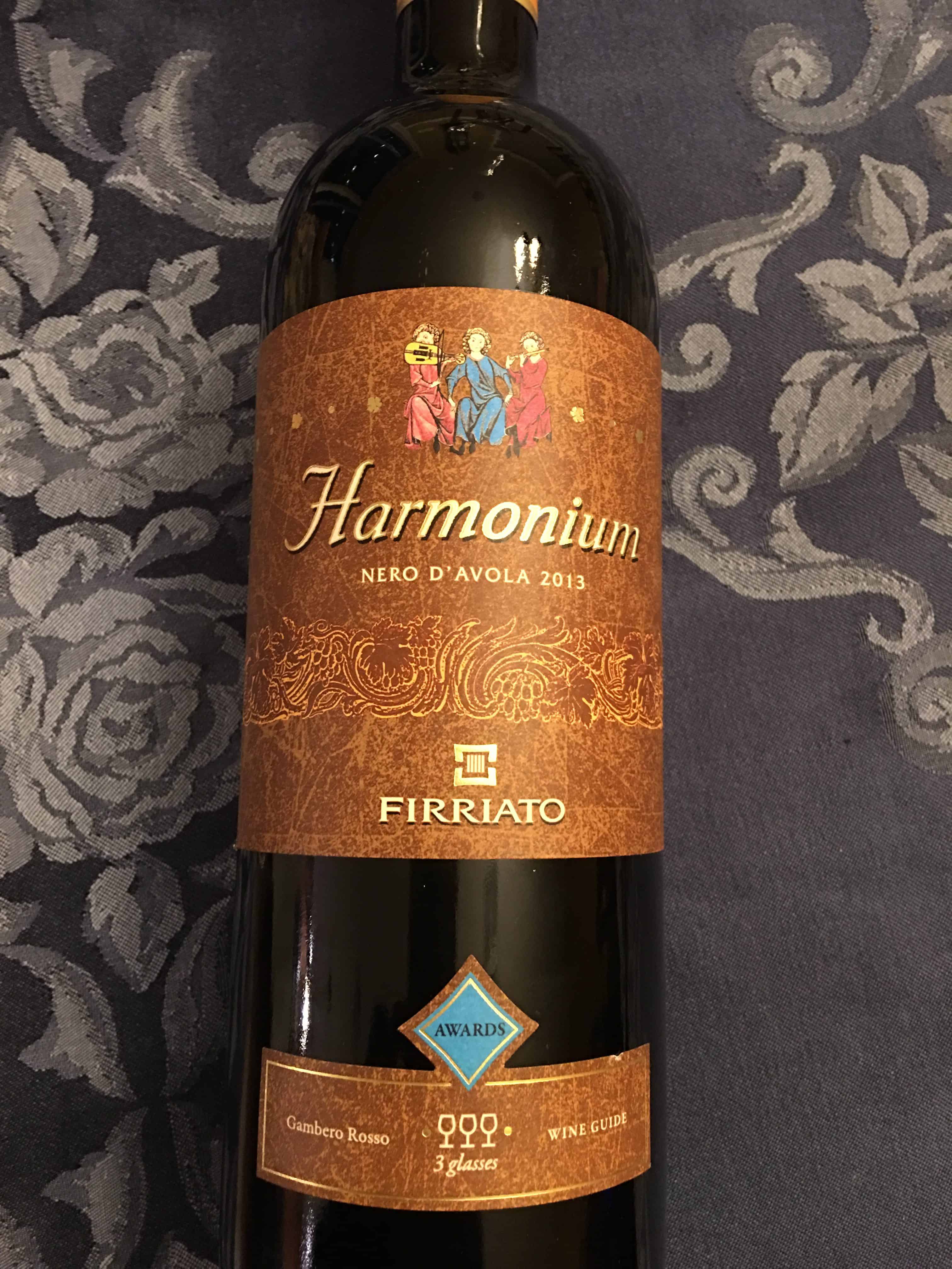 Harmonium Nero D'Avola 2013 wine