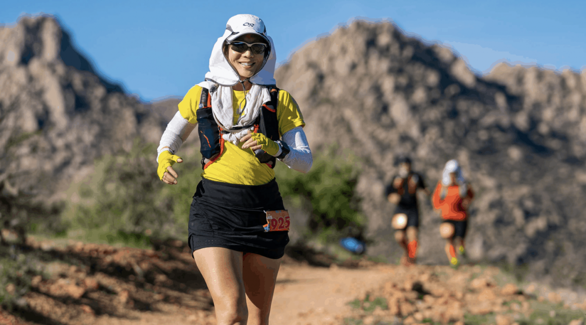 woman running