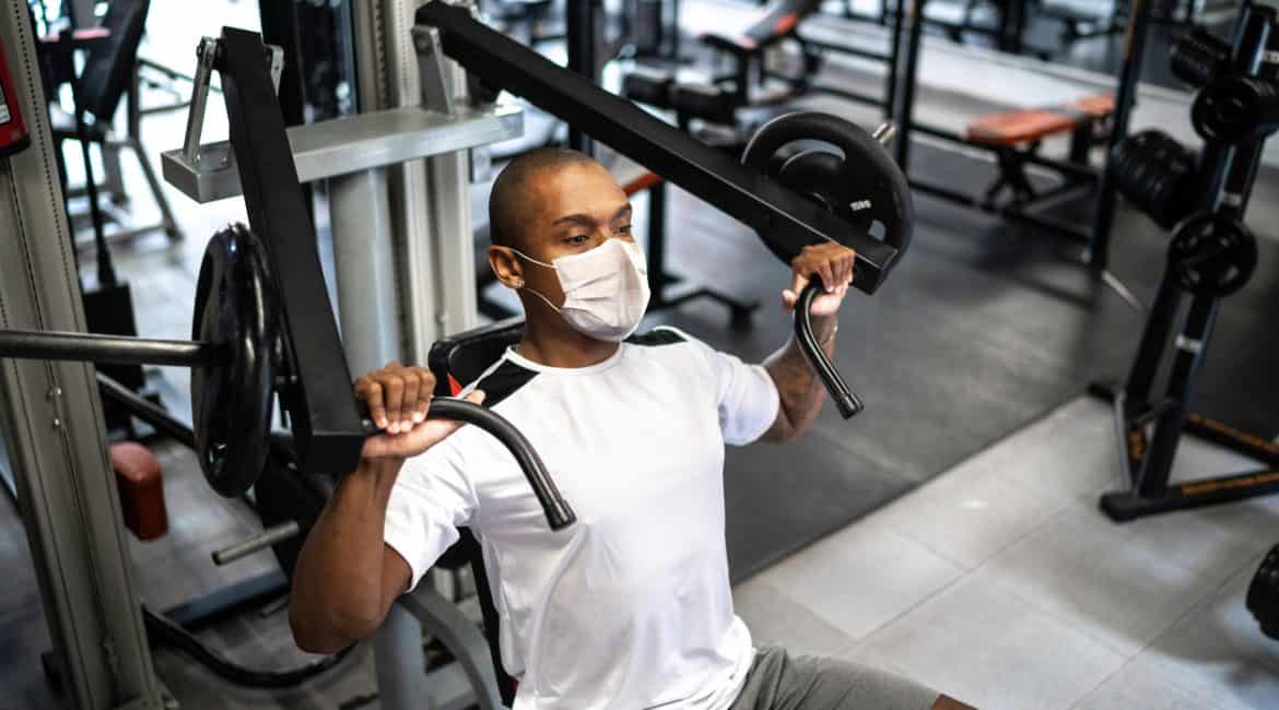 exercising with mask