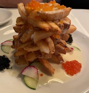 fries to caviar