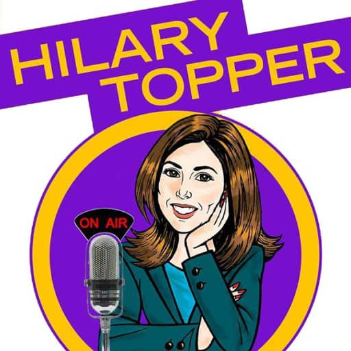 Hilary topper on air