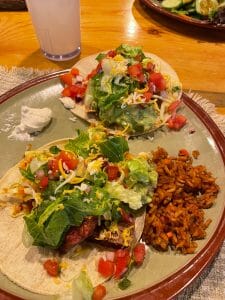 lunch at Vista Verde Ranch