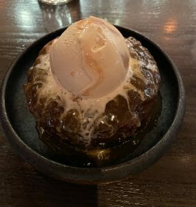 sticky toffee pudding