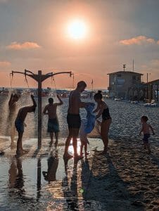 kids at beach