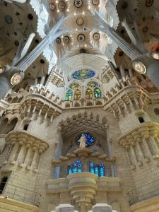 inside sagrada familia