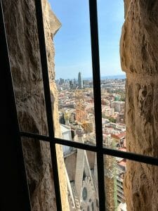 view from sagrada familia