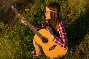 girl with guitar