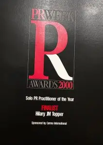 PR Week award